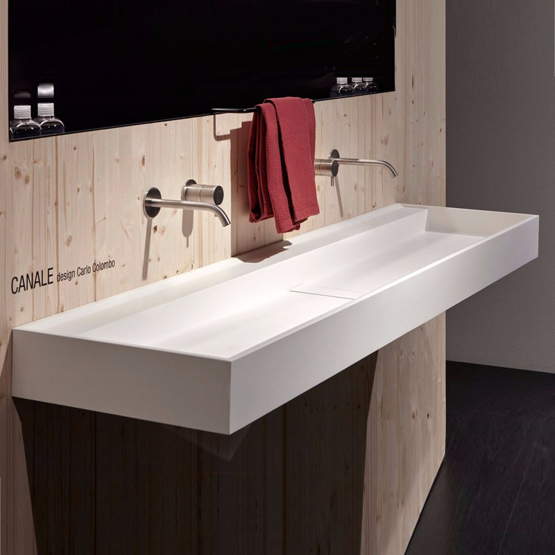 2022 Stream light overflow Color rock board integrated table basin minimalist washbasin Wooden Bath Room Cabinet Combined Wash Terrace Customised