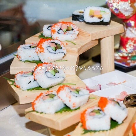 Nhà hàng lẩu sáng tạo từng bước, gỗ rắn, đĩa sushi xoay, đồ dùng khách sạn, giá đồ ăn nhẹ, món ăn nghệ thuật, bộ đồ ăn - Đồ ăn tối