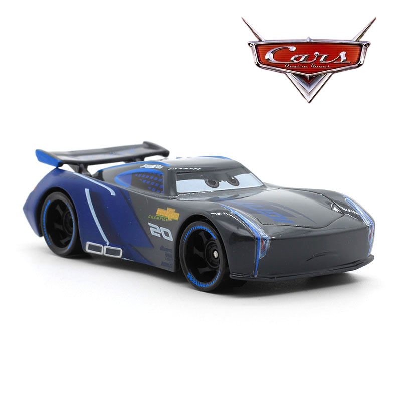 Cars 3 Alloy Car Black Storm Jackson Lightning Mcqueen Children's Toy Collection Ornament