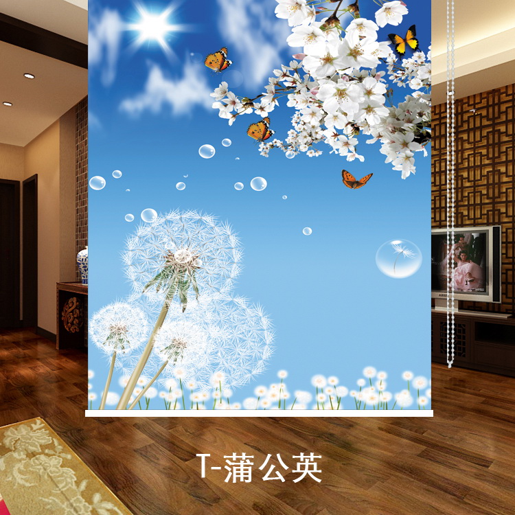 Roller blinds Curtain roll-up lifting shading Office bedroom Waterproof cartoon kitchen powder room Entrance free of holes