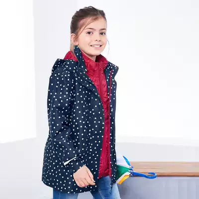 Nordic brand environmental protection, harmless children's raincoats, windproof, breathable, not sultry, men and children, General foreign trade