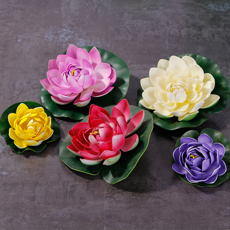 (Fish Tank World) Goldfish Tank Lotus Decoration Leisure Fish Culture Accessories Small Fish Tank Landscape Aquarium Equipment