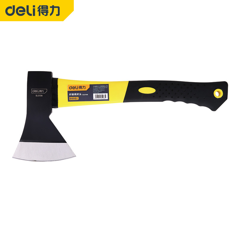 Fire - fiber - handled axe - long axe woodworking axe - logging axe - safety axe - use axe 5708