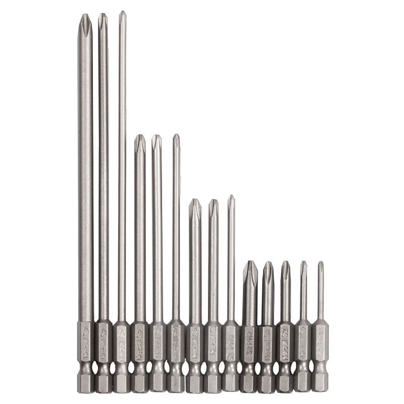 Nigao Electric Batch Head Single Head Cross Pneumatic Screwdriver Nozzle Pneumatic Batch of Screwdriver Head 10 Screwdriver Head 10