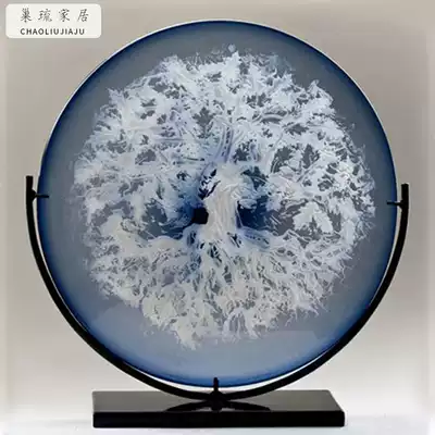 New Chinese style porch ornaments sample House Display Center hotel soft decoration Office wine cabinet decoration living room creative craft gift decoration