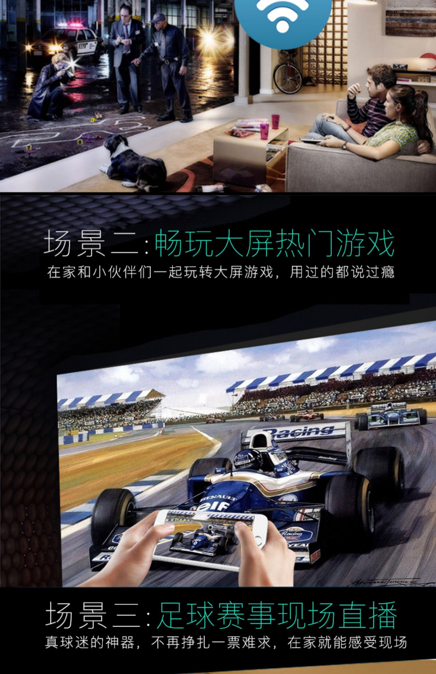 Ruige RD805B máy chiếu gia đình HD máy chiếu di động thông minh 1080P TV không màn hình nhỏ - Máy chiếu máy chiếu di động
