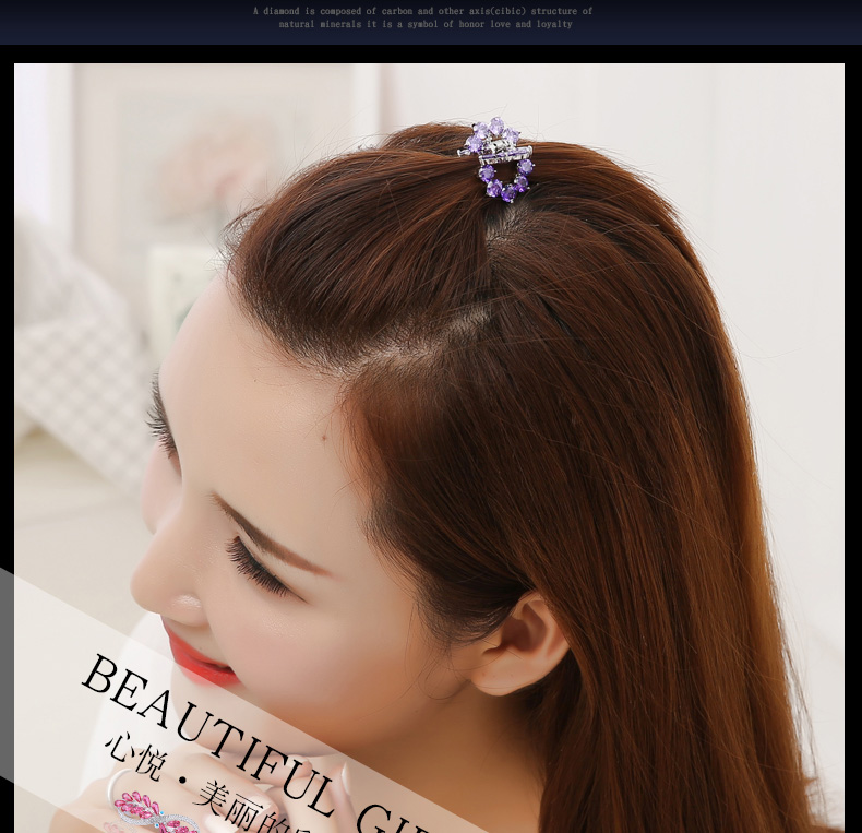 Hàn Quốc đồ trang sức người lớn pha lê kẹp tóc bangs bắt nhỏ clip kẹp tóc nhỏ thanh lịch đầu clip phụ nữ tóc clip kep toc