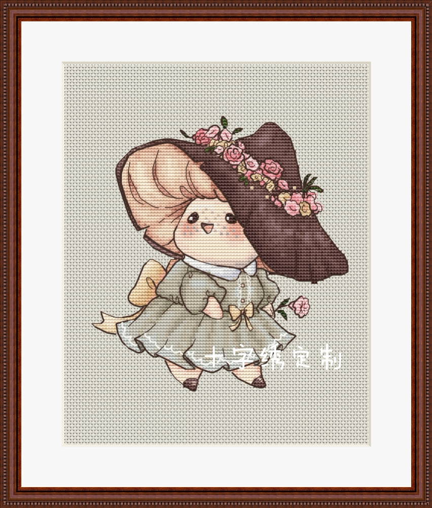 DMC Cross Stitch Kit Mushroom Series-Little Mushroom Flowers