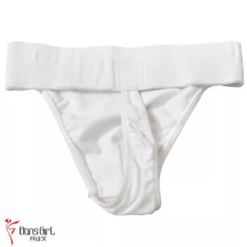 Ballet Clothing Men's Protective Adult Thong Men's Dance Underwear Anti-Exposure Briefs Cotton Wide Waist Protective