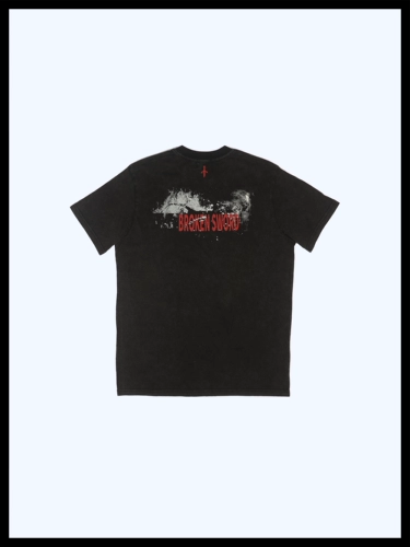 BrokenSword Футболка с коротким рукавом в стиле хип-хоп, европейский стиль, свободный крой, в американском стиле, короткий рукав