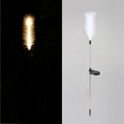 국경 아마존 태양 리드 램프 천 리드 정원 장식 램프 접지 플러그 민들레 분위기 야외 램프