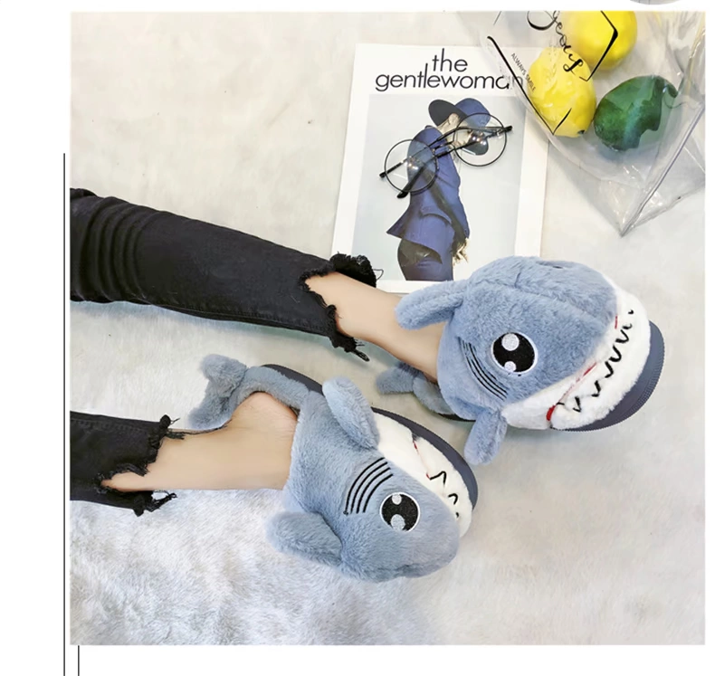 Phiên bản Hàn Quốc của dép bông dễ thương nữ trong nhà dép đi trong nhà thời trang mang giày chống trượt tháng dày