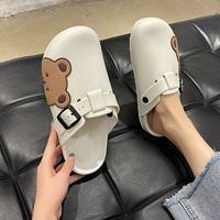 Белые тапочки, с медвежатами