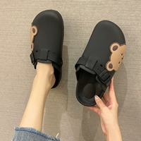 Черные тапочки, с медвежатами