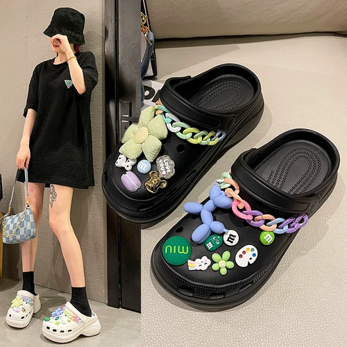 Tide, летняя обувь на платформе, милый воздушный шар, высокие пляжные тапочки