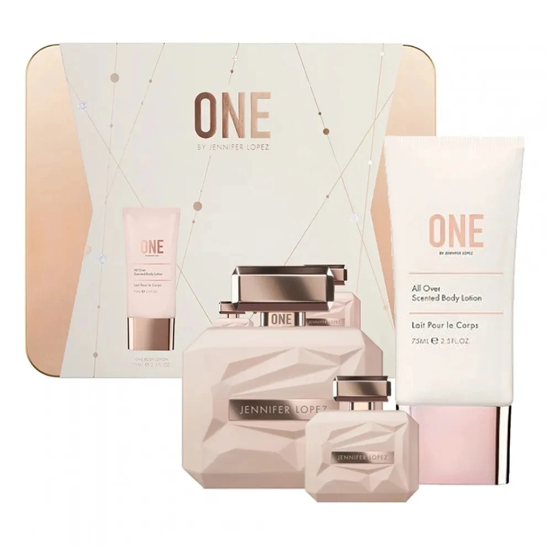Jlo Jennifer Lopez One Women's Eau De Parfum Gift Set 50ml + 75ml Body Lotion + 10ml Small Perfume Jlo Jennifer Lopez One Women's Eau De Parfum Gift Set 50ml + 75ml Body Lotion + 10ml Small Perfume