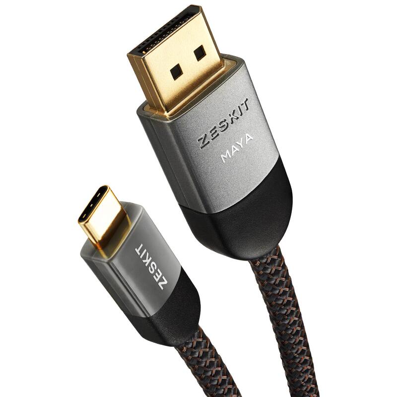 Zeskit Vesa Certified Dp1.4 Usb-C to Displayport 8K Bidirectional