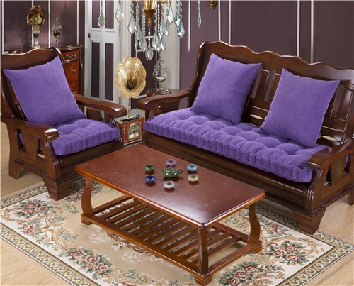 Đệm sofa gỗ cứng sang trọng dày dặn bốn mùa chống trượt đệm sofa gỗ gụ ba chỗ ngồi tùy chỉnh phổ quát - Ghế đệm / đệm Sofa