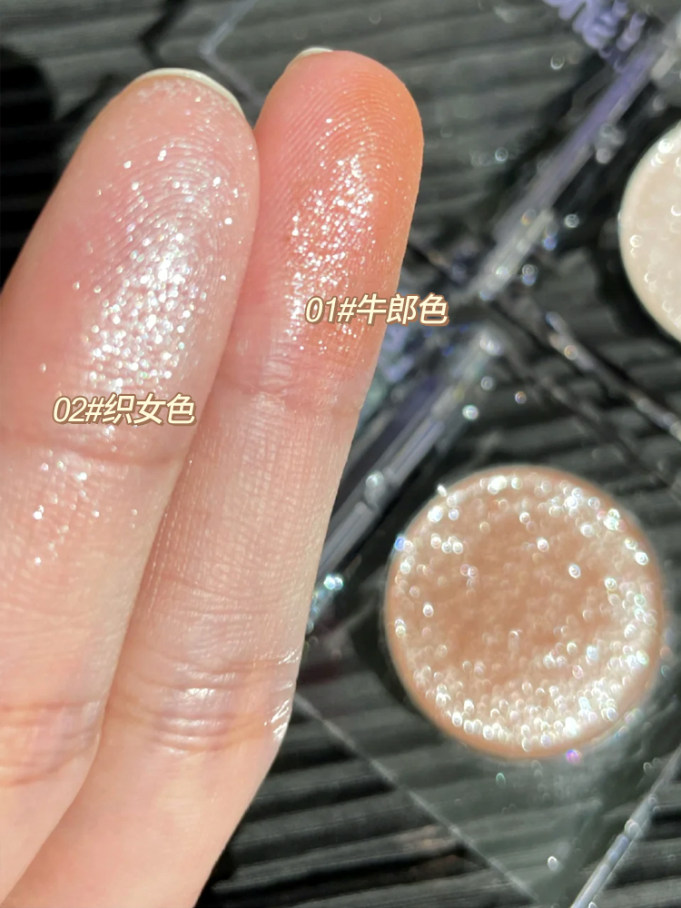 Cow Lam Knitting Girl Crush Drill CP sweet mint monochrome UD flash brightens silkworm high light