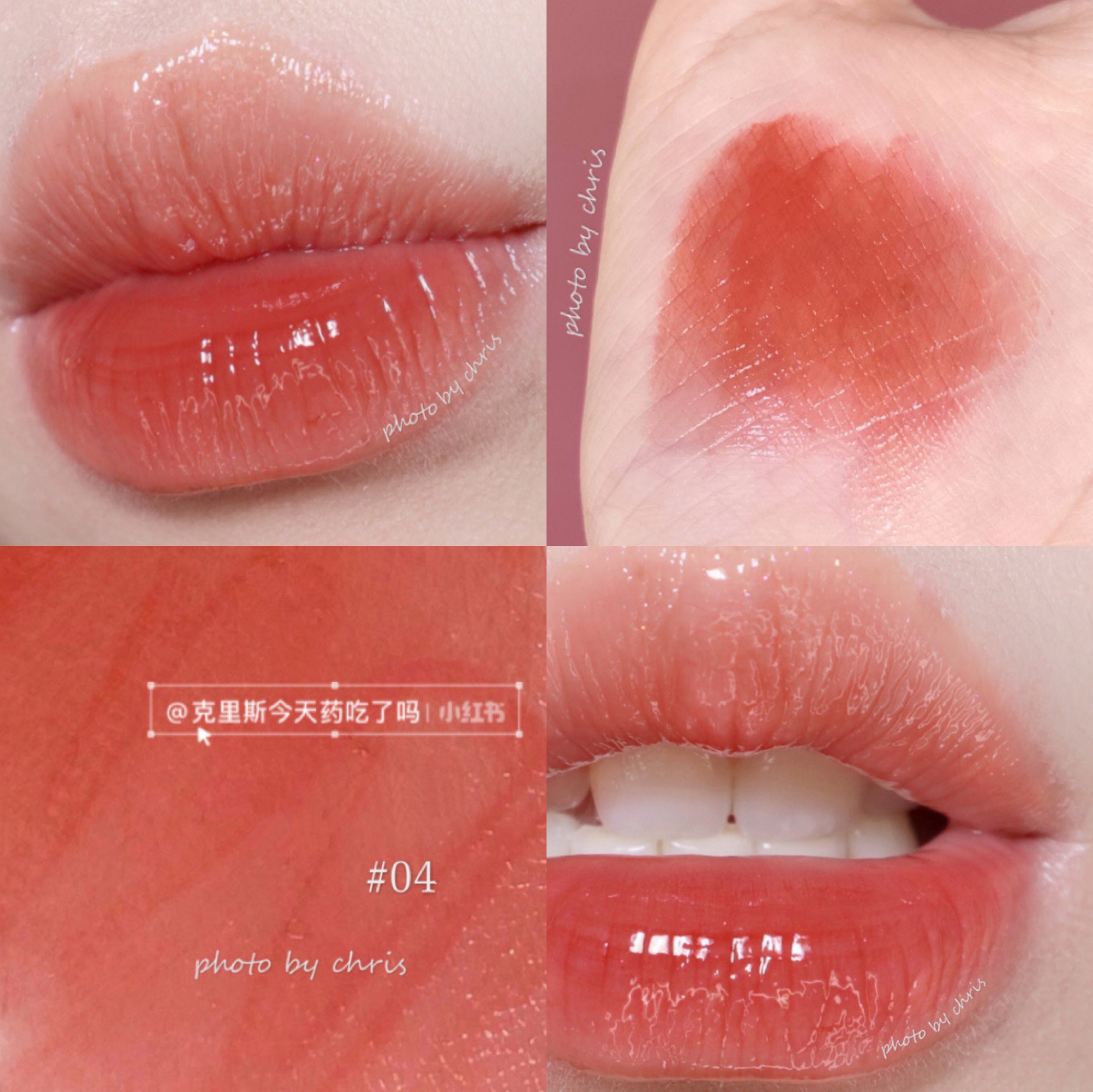 Come on single ZENN TH Dyeing Lip Mirror Light Glass Mirror Lip Glaze 02 04 Ears Thin