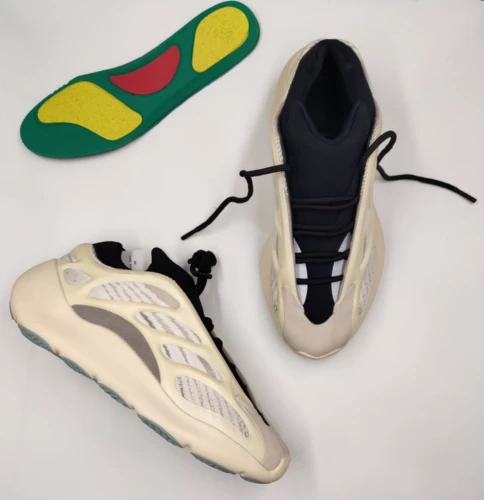 Правильная версия off Yeezy Wafu Coconut 700V3 Skeleton Daddy Sweet Swee Thine Soles мужской обуви инопланетные кроссовки
