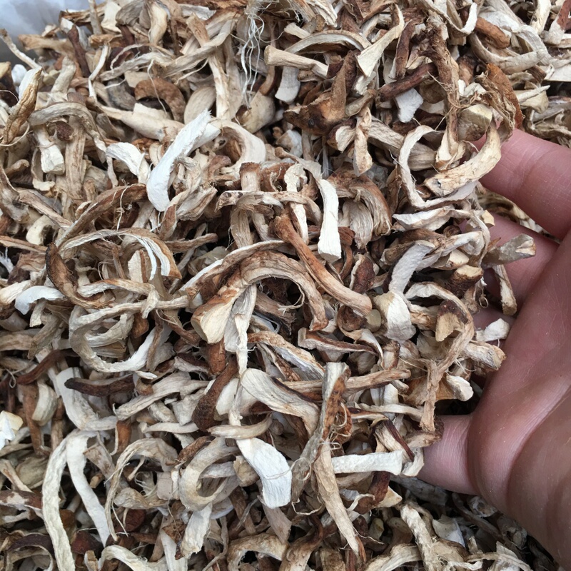 Fine Dried Shiitake Mushroom Stems 500g, Double-Cut Small Strips of Shiitake Root, Extra Fragrant Shiitake Leg Strips, Clean Shiitake Stem Strips