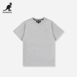 KANGOL Летняя модная хлопковая футболка с коротким рукавом для отдыха, коллекция 2023, с вышивкой, по фигуре