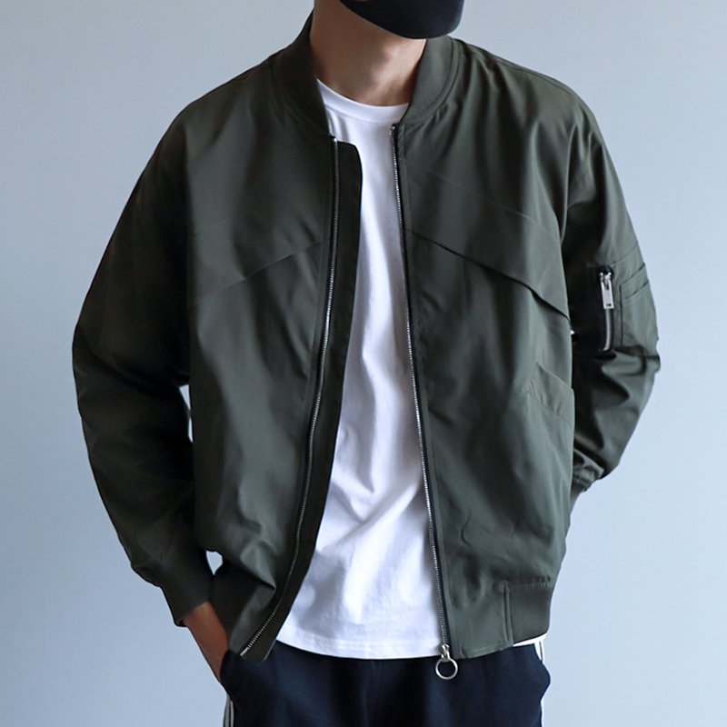 Men Coats Spring Autumn Season Tide Cards Baseball Suit 2022 New Blouses Korean Version Trend Tooling Standout Casual Jacket