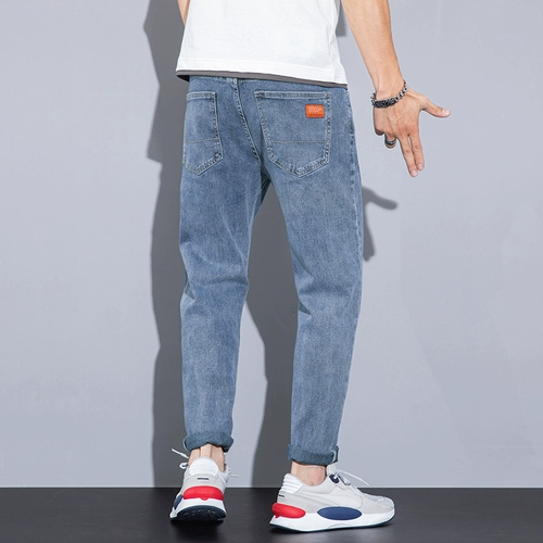 Светлые джинсы, тонкие черные штаны для отдыха, 2021 года