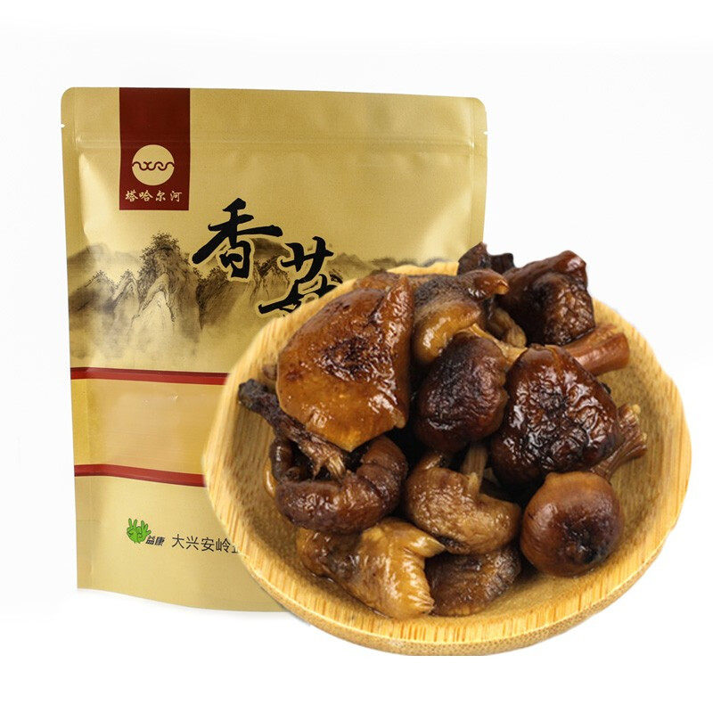 Tahar River Mushrooms 250g bagged Daxing Anling Terrific Meat Thick no-root Hotpot Ingredients Mountain Treasures Dry Goods