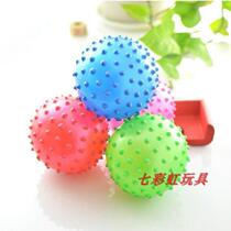 Promotion Kindergarten Sensory Equipment Leather Ball Inflatable Massage Ball Baby Spurs Ball Children Hands Catch Ball Toys