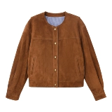 法丝璐 Бархатная демисезонная сексуальная ретро короткая куртка, изысканный стиль