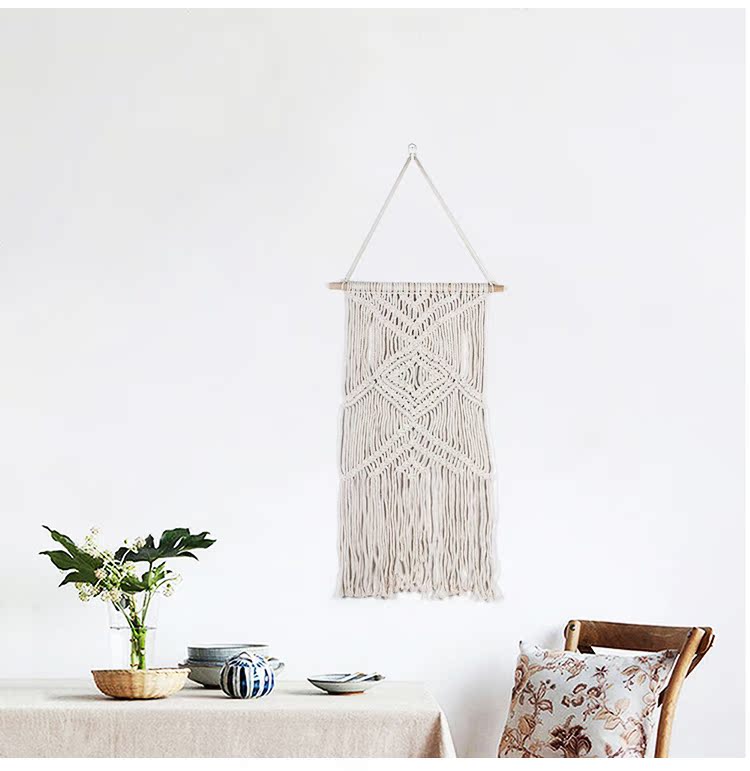 Phong cách quốc gia trang trí dệt bông băng tấm thảm Bắc Âu B & B trang trí tường trang trí Bohemian nhà treo tường đồ trang trí thảm treo tường khổ lớn