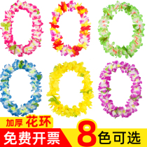 6-section Childrens Awards Flower Ring Games Cargia Awards Neck Neck Ring Kindergarten Cheerleader Ring Head Ring