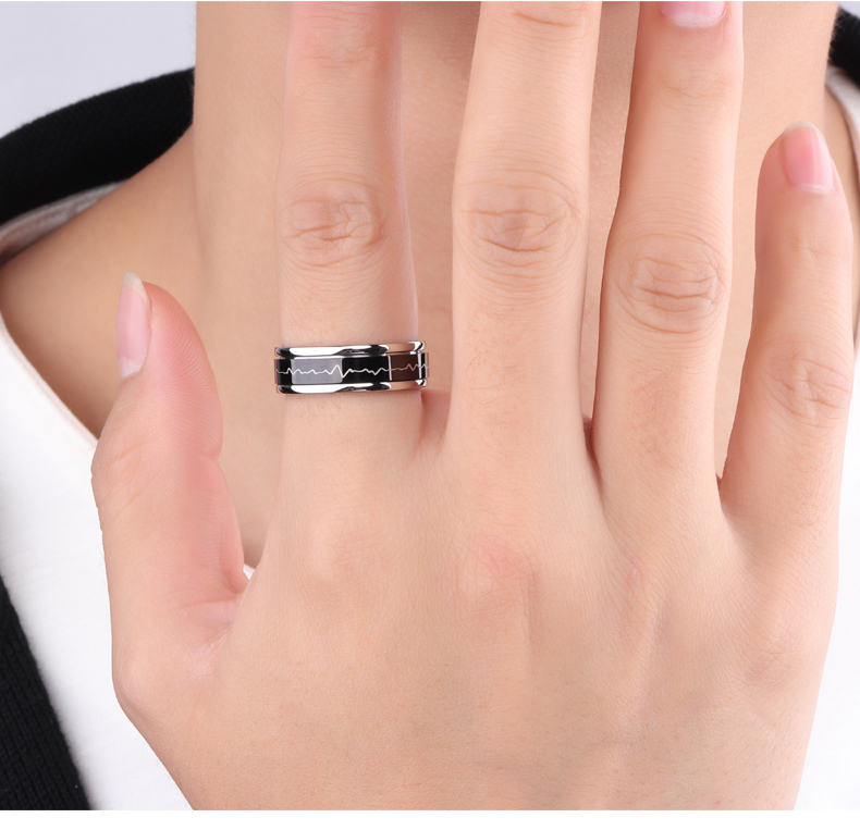 Bague homme en Acier au titane - Ref 3086490 Image 12