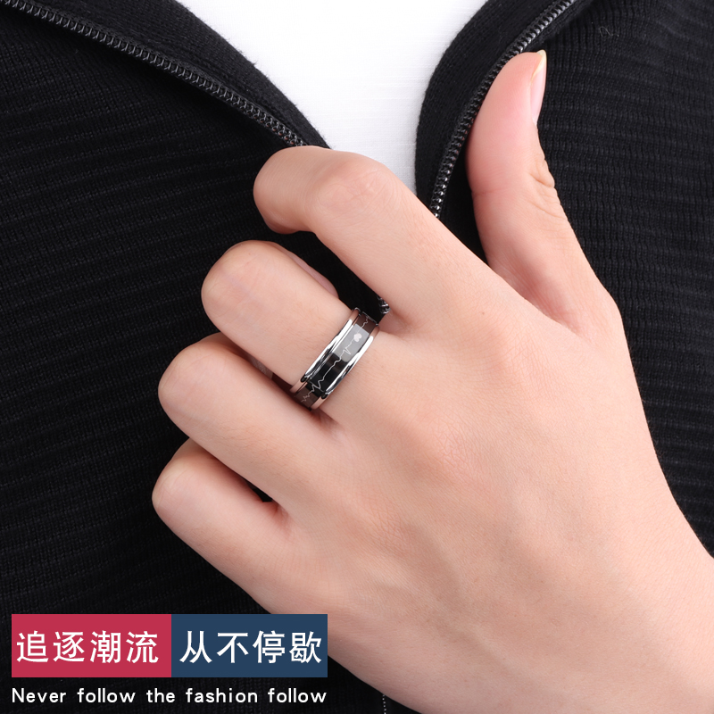 Bague homme en Acier au titane - Ref 3086490 Image 3
