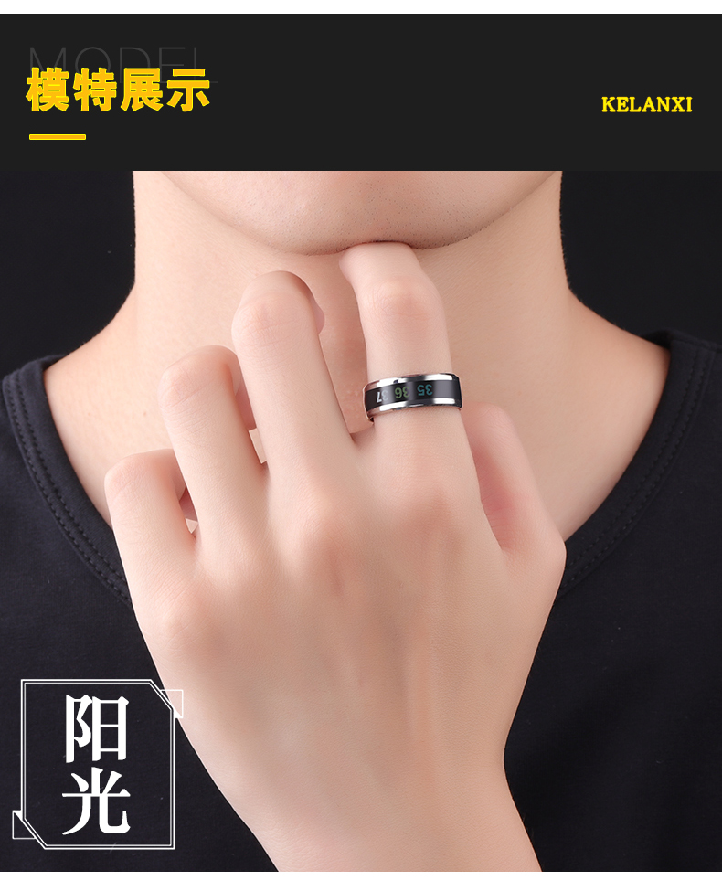 Bague homme en Acier au titane - Ref 3086342 Image 22