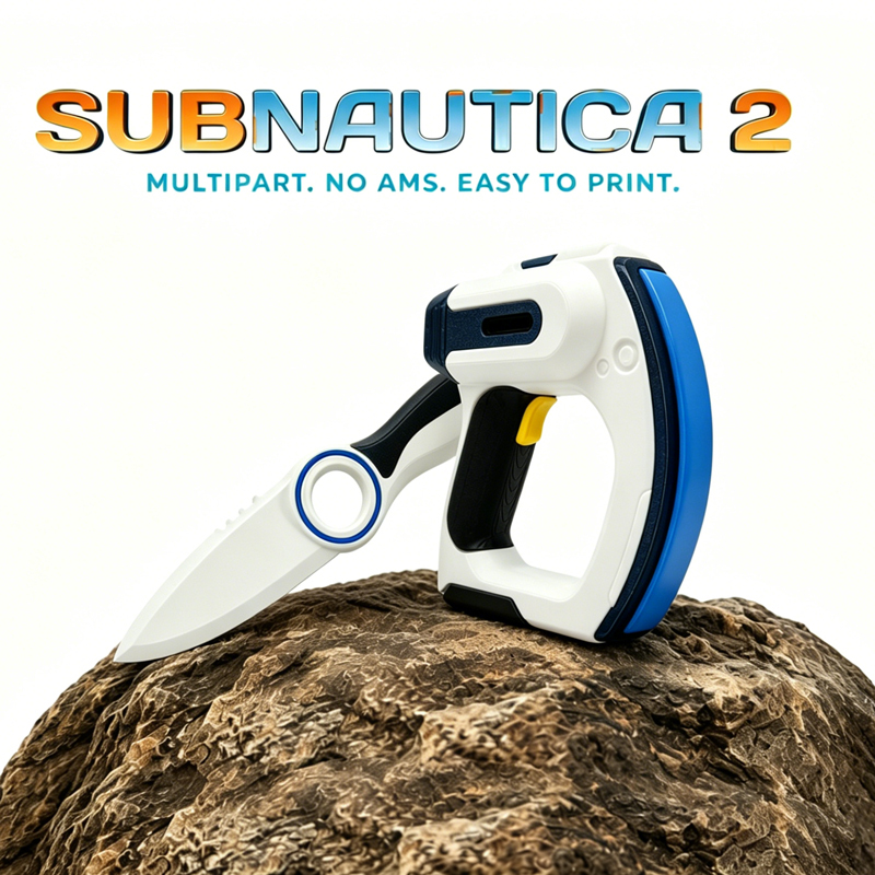 Deep Sea Trek 2 Peripheral Scanner Survival Knife Thermal Knife 3D Printed Cos Collectible Ornament Accessory