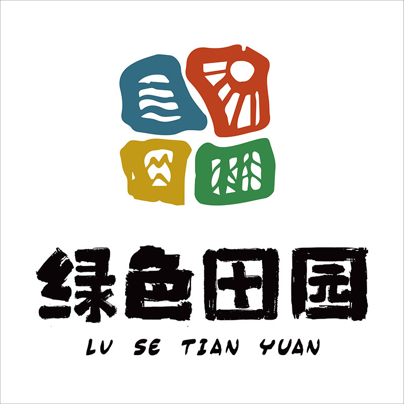绿色田园 特产社的LOGO