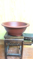Wentang purple clay bowl-shaped basin