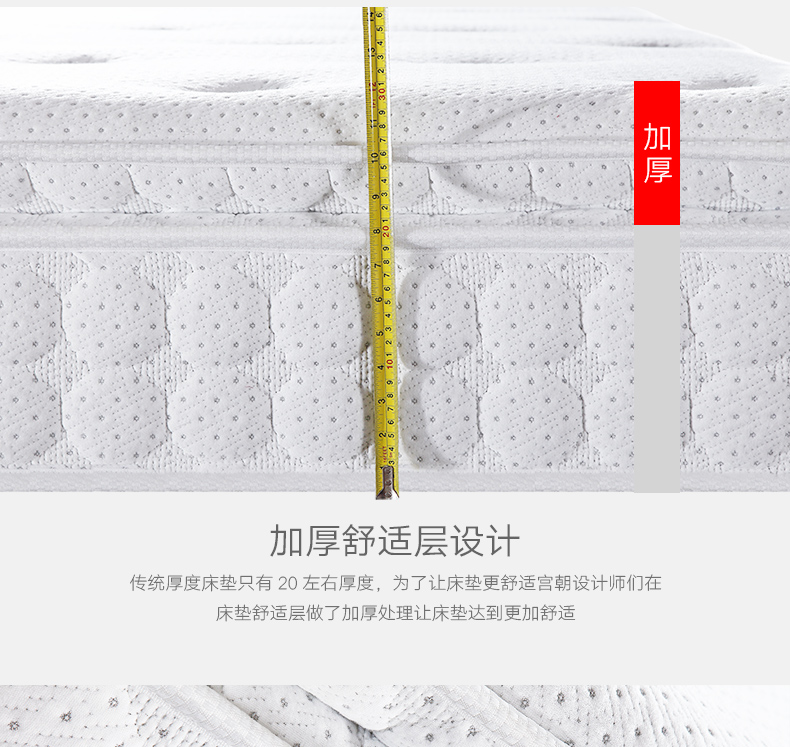 Gong Chao Super Soft Khách sạn năm sao Simmons Nệm 1.5 1.8m Độc lập Mùa xuân mềm 1.2 mét Mủ cao su tự nhiên - Nệm everon giảm giá