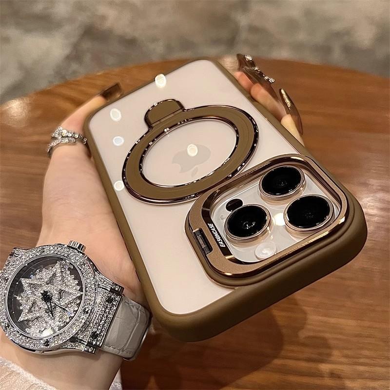Lens Cover Bracket Anti-Drop Case Suitable for iPhone Air Phone Case iPhone 17 11 12 13 14 15 16 Pro Max Magsafe Case Magnetic 16Plus Cover