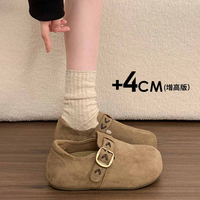 All-Inclusive Birkenstock Shoes for Women 2026 New Spring Super Popular Buckle Mules Genuine Leather Birkenstock Shoes Retro Toast Shoes