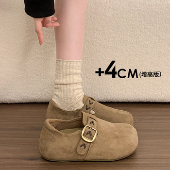 All-Inclusive Birkenstock Shoes for Women 2026 New Spring Super Popular Buckle Mules Genuine Leather Birkenstock Shoes Retro Toast Shoes