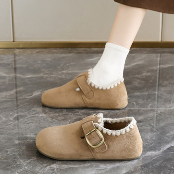 Birkenstock Shoes for Women 2026 New Spring Design Lace-Up Full-Wrap Birkenstock Shoes Slip-On Lazy Shoes Maternity Shoes