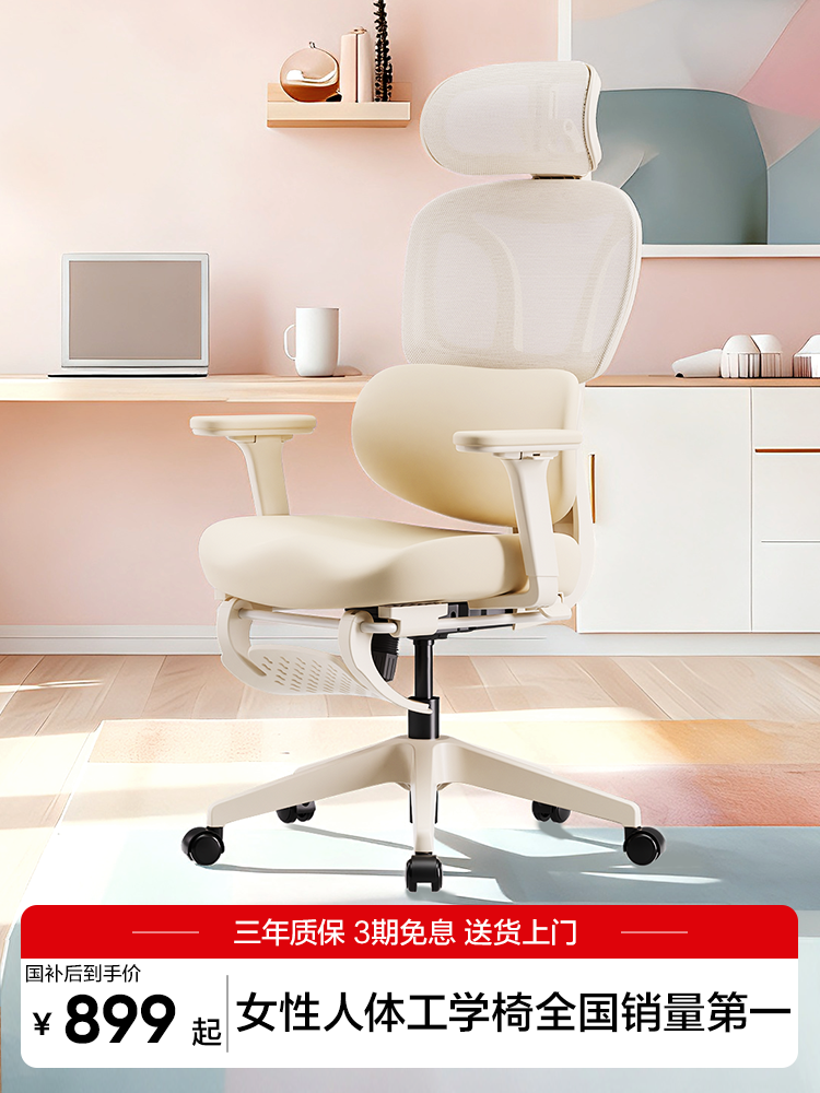 Netease Carefully Selects the Slim Waist S9Ladymax Women's Chair, Ergonomic Chair, Computer Chair, Office Chair, Gaming Chair