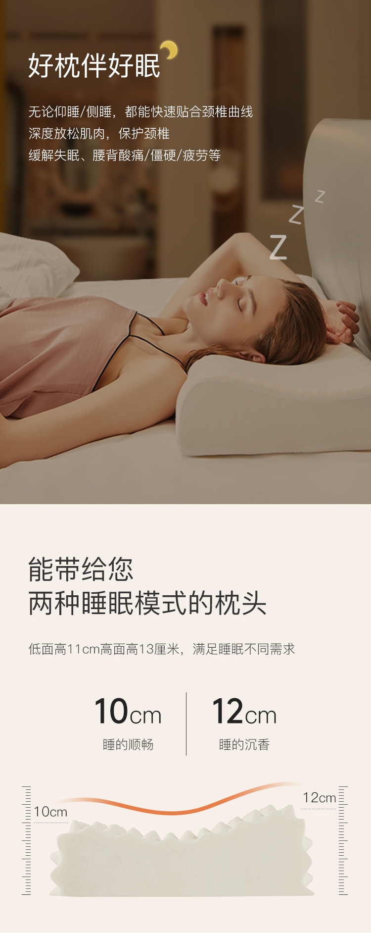 网易严选 泰国进口 天然乳胶枕 90%天然乳胶 图3