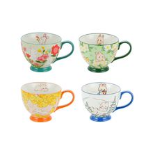 Four Seasons Cute Rabbit 400ml Large Capacity Breakfast Cup Mug