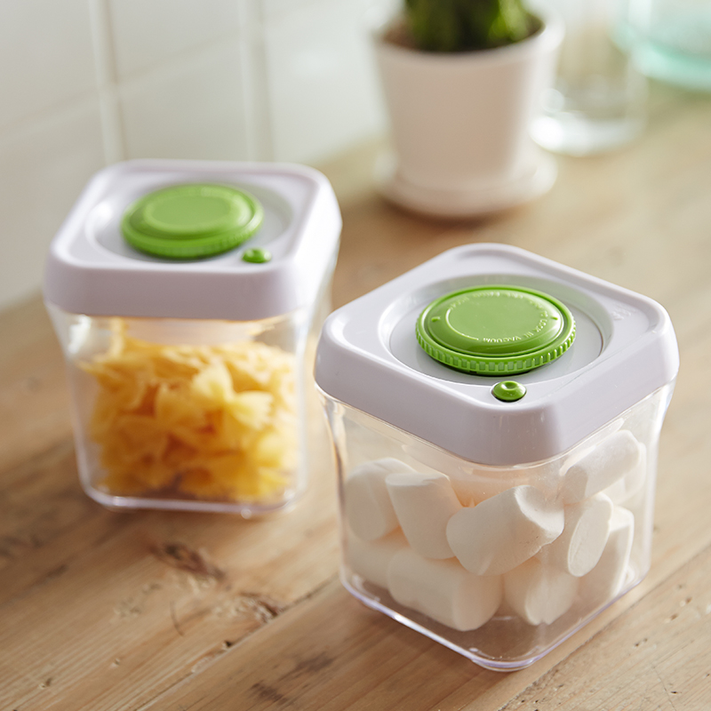 网易严选 按压式真空储物罐4件套 0.5L*2个+1L*2个 天猫优惠券折后¥49包邮(¥199-150)