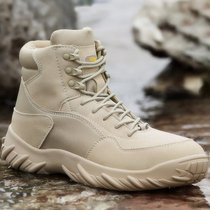Security shoes Combat boots Male special forces high-top tactical boots Steel Baotou training boots Anti-collision military fans Marine boots